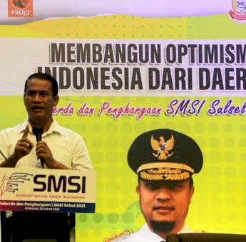 Dihadapan Para Media Siber Indonesia, Amran Sulaiman Bicara Soal Optimisme Membangun Negeri