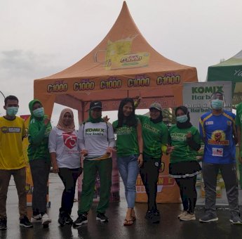 Senam Sehat Ala Joss C1000, Ajak Warga di Bandara Lagaligo Tingkat Kesehatan