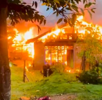 Dua Rumah Terbakar di Wasuponda Luwu Timur, Kerugian Ditaksir Rp 300 Juta