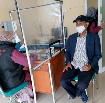 Ketua DPRD Makassar Hadiri Pencanangan Vaksin Covid-19