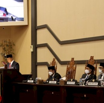 DPRD Makassar Gelar Paripurna Penetapan Paslon Terpilih Hasil Pilwalkot 2020