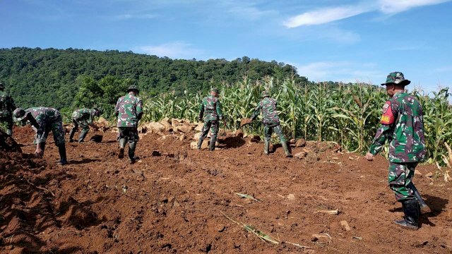 Program TMMD Bentuk Komitmen TNI Membangun Desa di Kabupaten Gowa