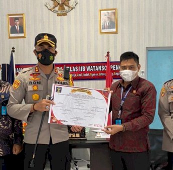 Kapolres dan Karutan Soppeng Teken MoU Pengamanan di Rutan Watansoppeng