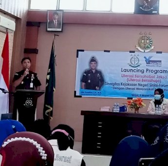Kejaksaan Gandeng FTBM Sinjai Edukasi Warga Tentang Pengetahuan Hukum Lewat Literasi