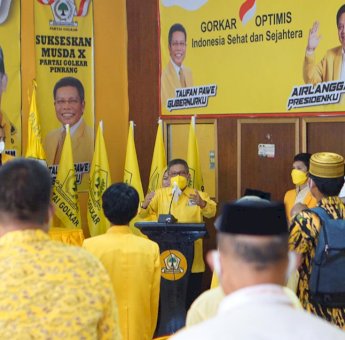 Konsolidasi Bersama Kader Golkar Pinrang, Taufan Pawe: Bawalah Hati untuk Kejayaan Golkar