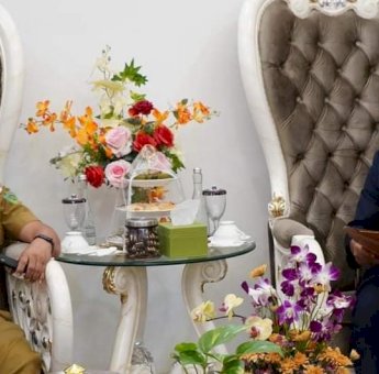 Bahas Program Sinergitas Budiman Temui Plt Gubernur Sulsel