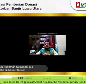 Wagub Sulsel Resmikan 26 Huntap Korban Banjir Lutra Secara Firtual