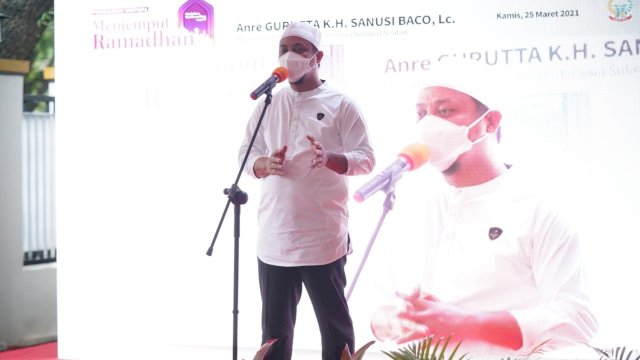 Andi Sudirman Rencanakan Salat Tarwih Pertama di Masjid Al-Markaz Makassar