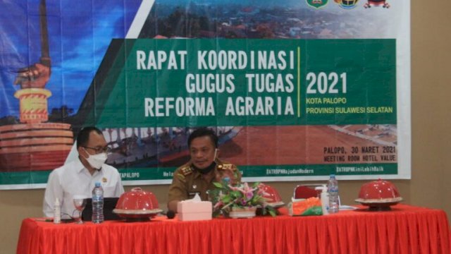 BPN Gelar Rakor Gugus Tugas Reformasi Agraria, Pemkot Palopo Apresiasi dan Beri Dukungan