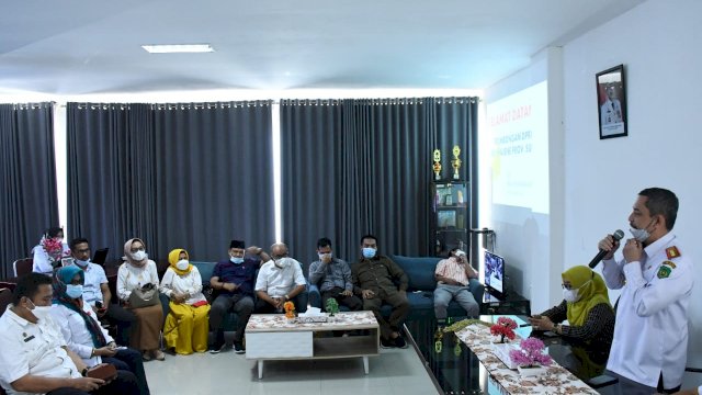 Sekretaris Daerah (Sekda) Kota Palopo terima kunjungan rombongan DPRD Kabupaten Majene Provinsi Sulawesi Barat (Sulbar) dalam rangka Kunjungan Kerja (Kunker) di Mal Pelayanan Publik (MPP) Kota Palopo, Rabu (21/04/21).