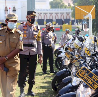 Polres Soppeng Gelar Apel Pasukan Ops Keselamatan