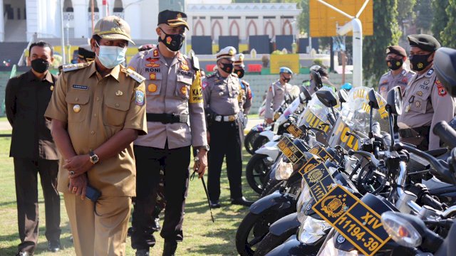 Polres Soppeng Gelar Apel Pasukan Ops Keselamatan