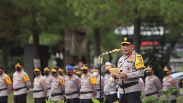 Kapolda Sumut Pimpin Apel Gelar Pasukan Operasi Keselamatan Toba 2021