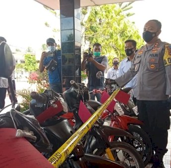 Polisi Ringkus 3 Pelaku Curanmor di Sinjai