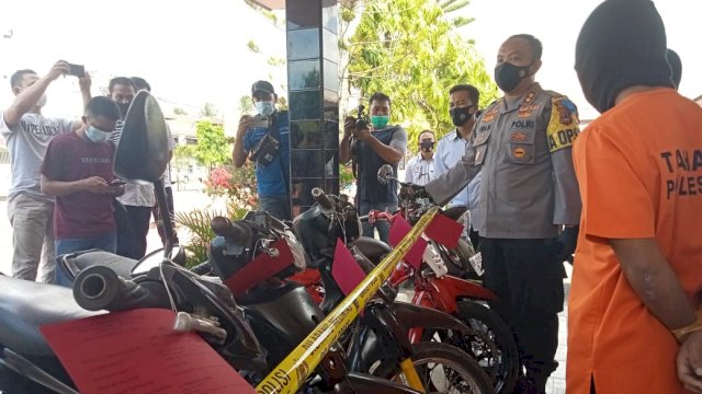 Polisi Ringkus 3 Pelaku Curanmor di Sinjai