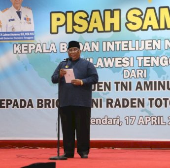 Kabinda Sultra Berganti, Gubernur Ali Mazi Harap Kerjasama dengan Pemprov Makin Ditingkatkan