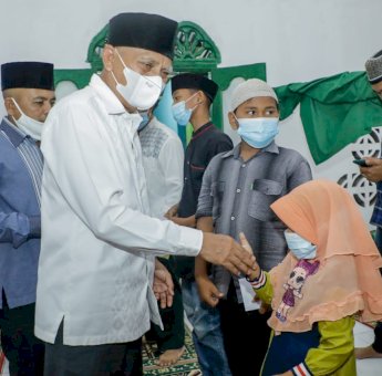 Safari ke Desa Ofa Padang Mahondang Bupati Asahan Imbau Masyarkat Taat Protokol Kesehatan