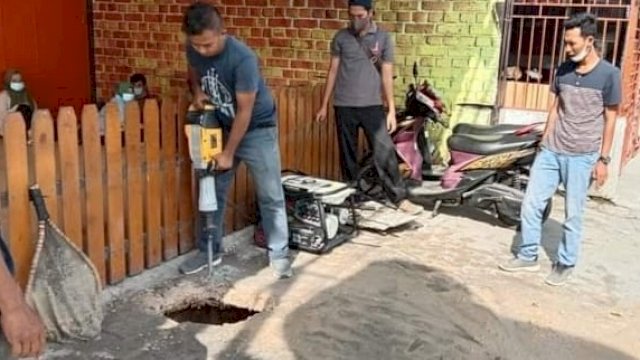 Hindari Penyumbatan Saluran Air, Dinas PUPR Asahan Kembali Lakukan Pembersihan