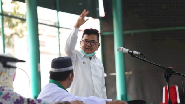 Walikota Palopo Judas Amir menggelar rapat koordinasi Bersama Baznas, Imam, UPZ Masjid dan LAZ se-Kota Palopo, Sabtu (24/4/2021)