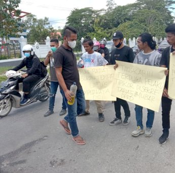 Tuntut Dugaan Korupsi Anggaran Makan Minum Sekretariat DPDR Muna Barat, Sejumlah Masa Aksi Agendakan Dua Kali Seminggu Turun ke Jalan