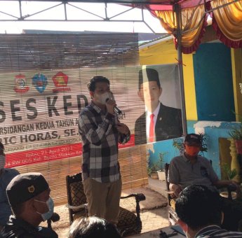 Reses di Tidung, Eric Horas Janji Perjuangkan Pemberdayaan Pemuda Kreatif
