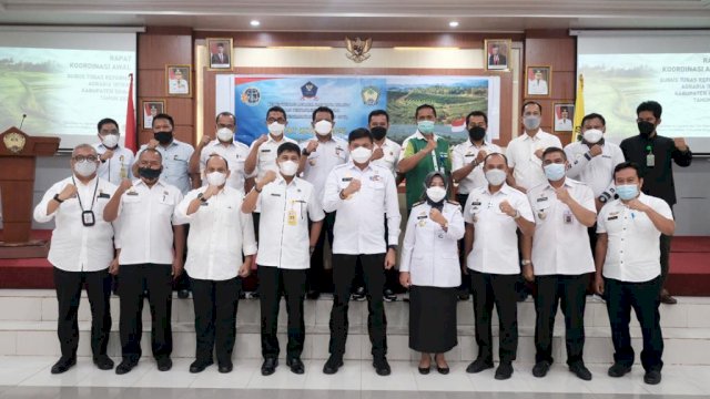 Tim Gugus Tugas Reforma Agraria (GTRA) Kabupaten Gowa yang dibentuk Pemkab Gowa untuk menyelesaikan permasalahan sengketa tanah. (Istimewa)