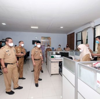 Hari Pertama Ramadan 1442 Hijriyah, Wabup Gowa Pimpin Sidak Kehadiran ASN