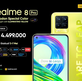Melalui #BeTheLight, realme Perkenalkan realme 8 Pro Illuminating Yellow
