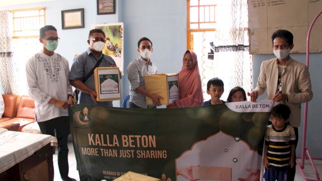 Berbagi di Bulan Ramadhan, Kalla Beton Beri Santunan ke Tiga Panti Asuhan