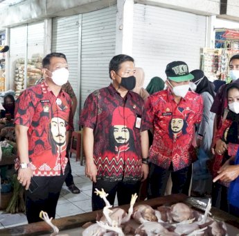 TPID Gowa Sidak Harga Bahan Pokok Jelang Idul Fitri di Pasar Tradisional