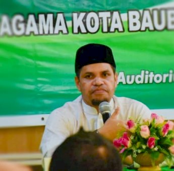 Cegah Penyebaran Covid-19, Kantor Kemenag Baubau Sosialisasikan Panduan Penyelenggaraan Salat Idul Fitri 1442 H/ 2021