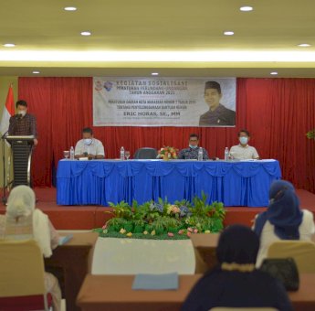 Legislator DPRD Makassar Eric Horas Gelar Sosper Penyelenggaraan Bantuan Hukum