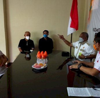 Kepala BNNP Sulsel Sambangi KONI Sulsel, Ini yang Dibahas