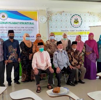 Rektor Universitas Cokroaminoto Makassar Lantik Sejumlah Pejabat, Ini Daftarnya