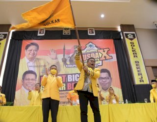 Dapat Diskresi, Andi Fashar Pimpin Golkar Bone Tiga Periode
