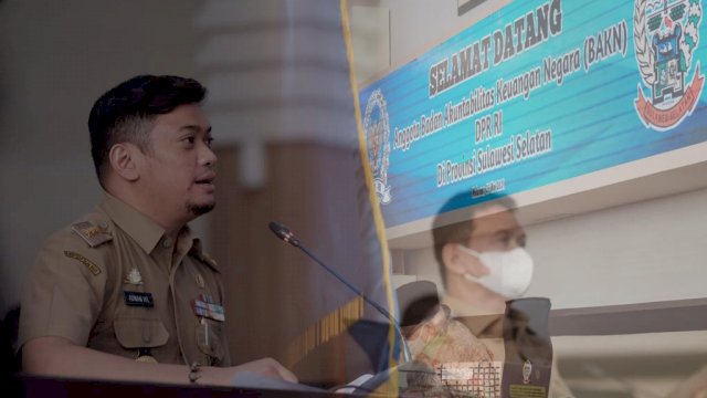 Bupati Gowa Adnan Purichta Ichsan, saat menghadiri pertemuan dengan BAKN DPR RI di Kantor Gubernur Sulsel. (Istimewa)