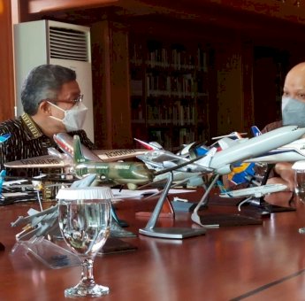 Taufan Pawe Temui Ilham Habibie, Pembukaan Museum BJ Habibie Ditargetkan Tahun Ini