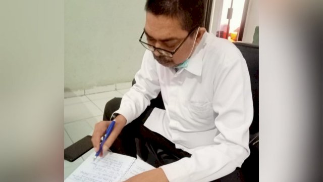 Sekertaris KPU Kabupaten Soppeng, Mansur.