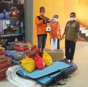 BPBD Luwu Utara Bantu Warga Terdampak Tanah Longsor di Salu Seba