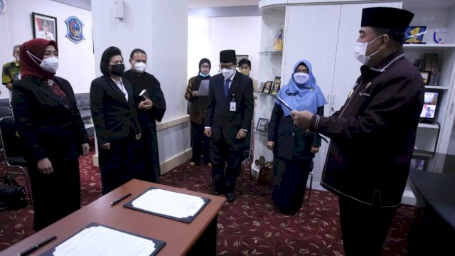 Sekprov Lantik Dua Pejabat Fungsional Jenjang Utama