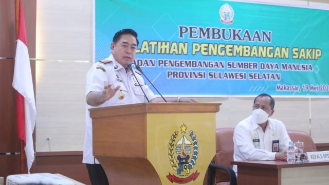 Buka Pelatihan Pengembangan SAKIP, Ini yang Ditegaskan Sekda Sulsel