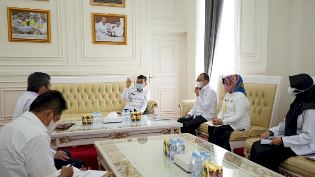 Kepala Pertanahan Palopo Temui Wali Kota