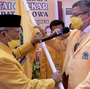 Ambas Syam Aklamasi Terpilih Ketua Golkar Gowa, Ini Pesan Taufan Pawe
