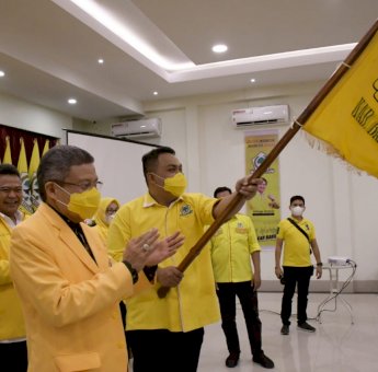 Aklamasi, Menantu Nurdin Abdullah Meyrza Farid Resmi Pimpin Golkar Bantaeng