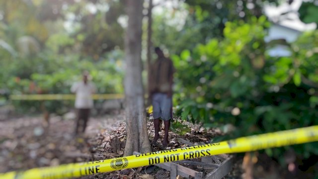 Sarji (46) warga Dusun Siberjo, Desa Lestari, Kecamatan Tomoni, Kabupaten Luwu Timur, ditemukan tewas dengan kondisi gantung diri, Selasa (8/6/2021).
