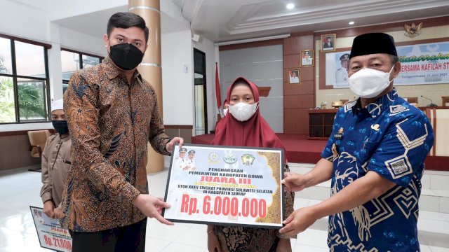 Apresiasi Peserta dan Pelatih STQH Berprestasi, Ini yang Diberikan Bupati Adnan