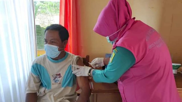 Vaksinasi Covid-19 Sisakan Satu Kelurahan di Sinjai Utara