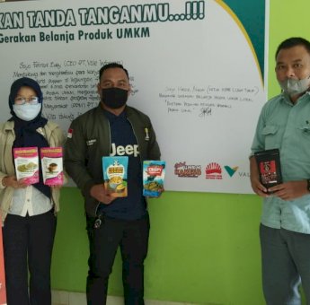 Hipmi Sulsel Expo, Ketua BPC Luwu Timur Gandeng UMKM Binaan PT. Vale