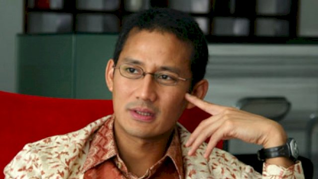 Menteri Pariwisata dan Ekonomi Krearif, Sandiaga Salahuddin Uno.