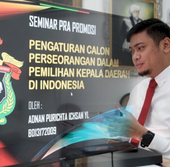 Ikut Ujian Doktor, Bupati Gowa Dapat Nilai A